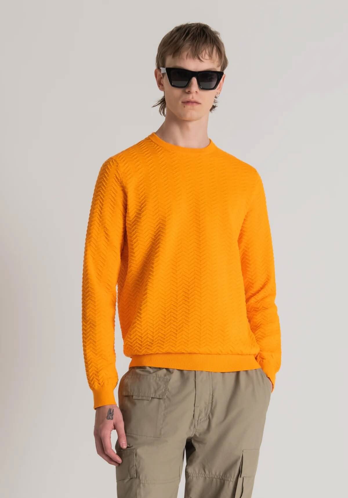ANTONY MORATO SWEATERS HOMBRE NARANJA