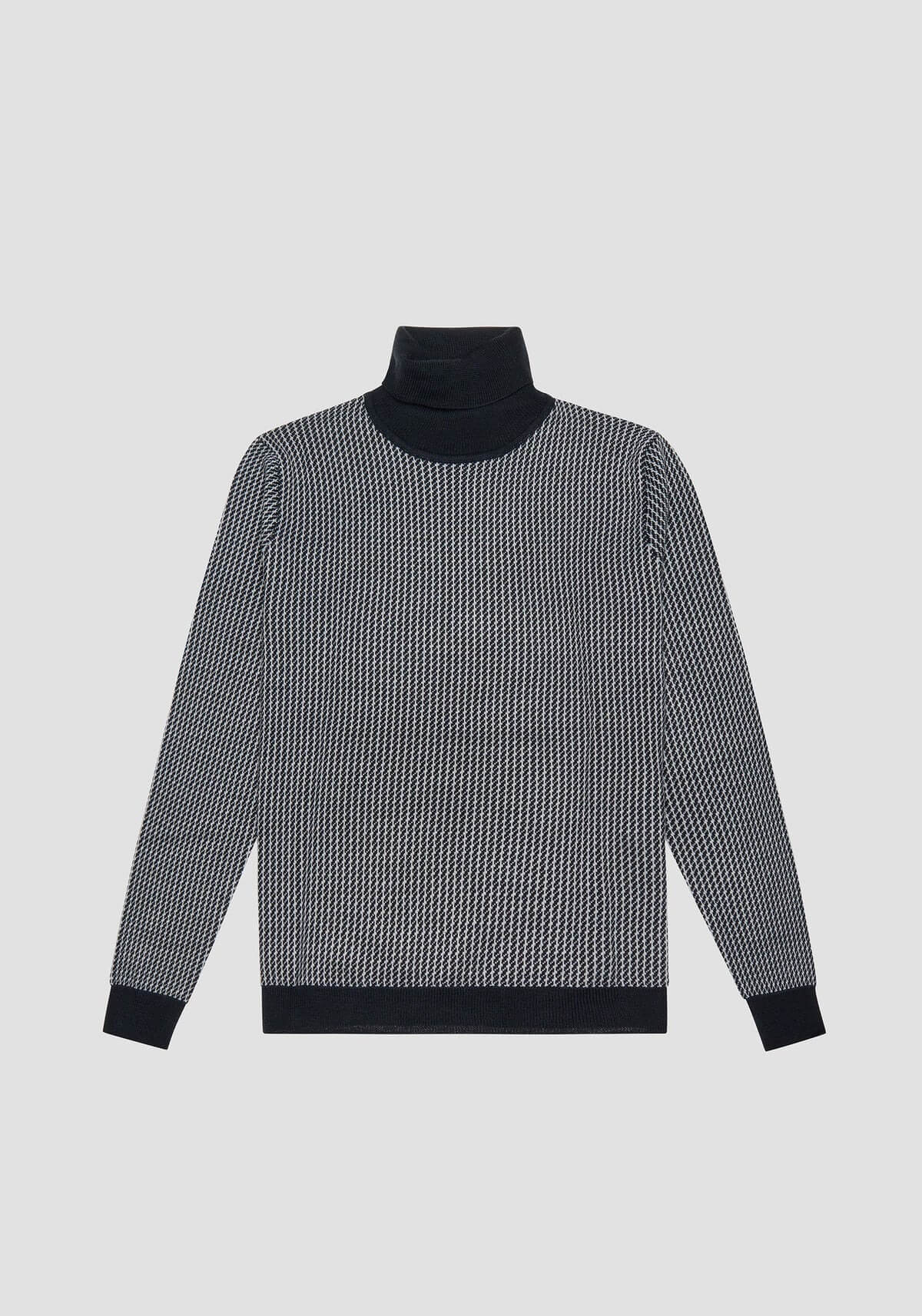 Sweater Regular Fit In Wool Bl