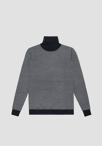 SWEATER REGULAR FIT IN WOOL BL