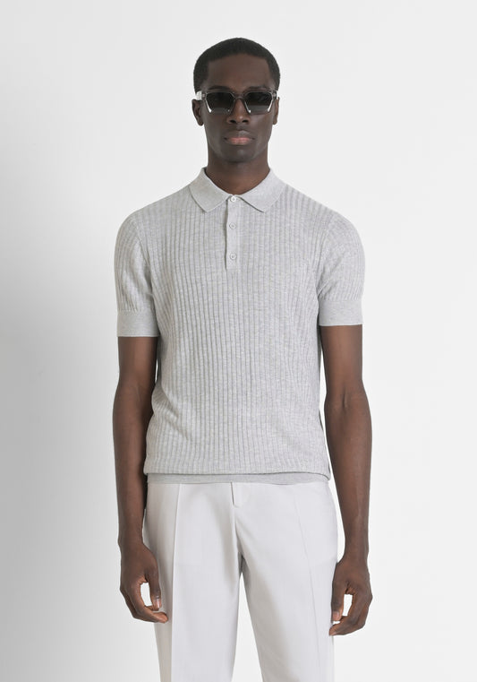Sweater Slim Fit In Viscose Bl
