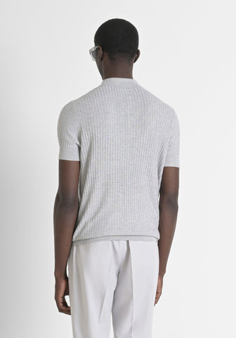 Sweater Slim Fit In Viscose Bl
