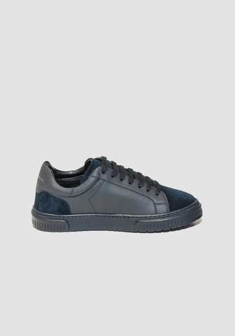 Sneaker Theo In Coated Leather