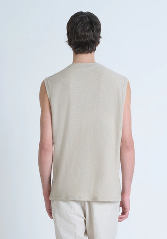 Top Regular Fit In Slub Jersey