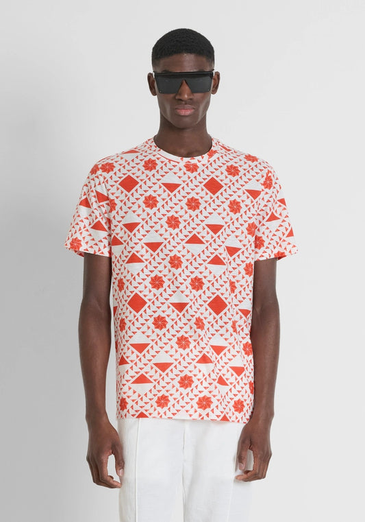 T-Shirt Regular Fit In Merceri