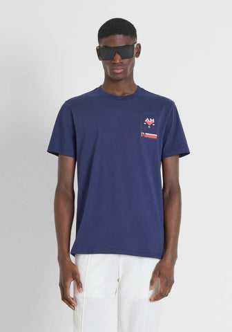 ANTONY MORATO CAMISETAS HOMBRE AZUL