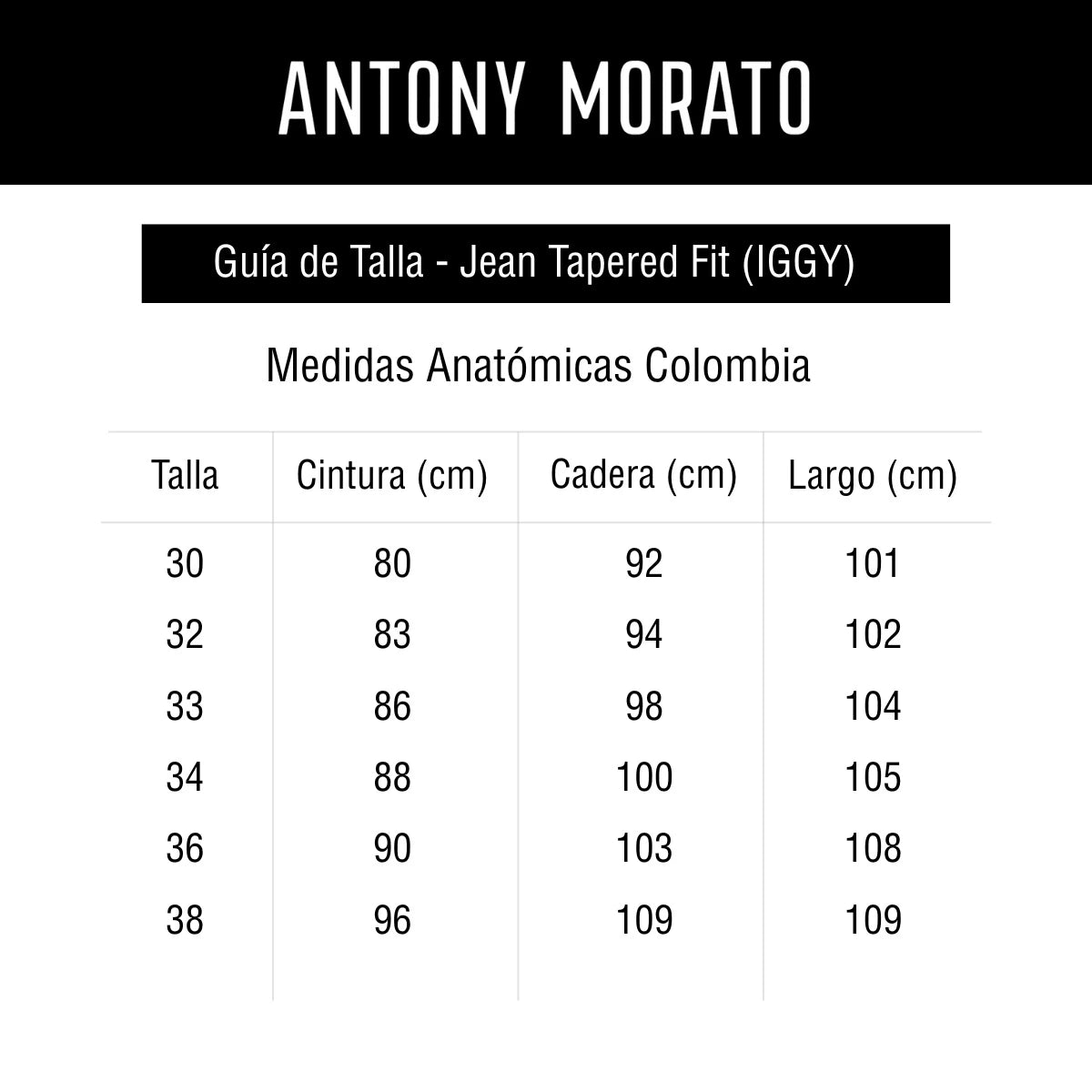 Guía de tallas jean-tapered-fit