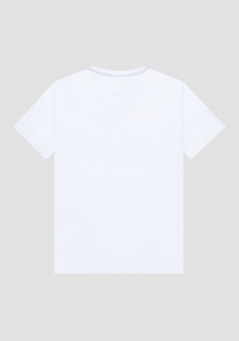 Camiseta De Algodon Slim Fit Con